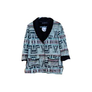 🔥Lucky and Blessed Women's Medium Southwestern Aztec design Jacket. New🔥